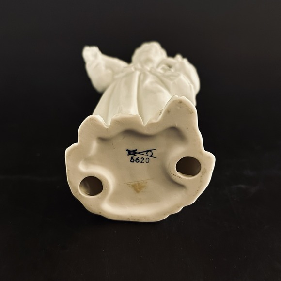 Vintage Homco 5620 Shepherd Boy with Lamb Nativity Figurine Bisque White - Picture 9 of 12